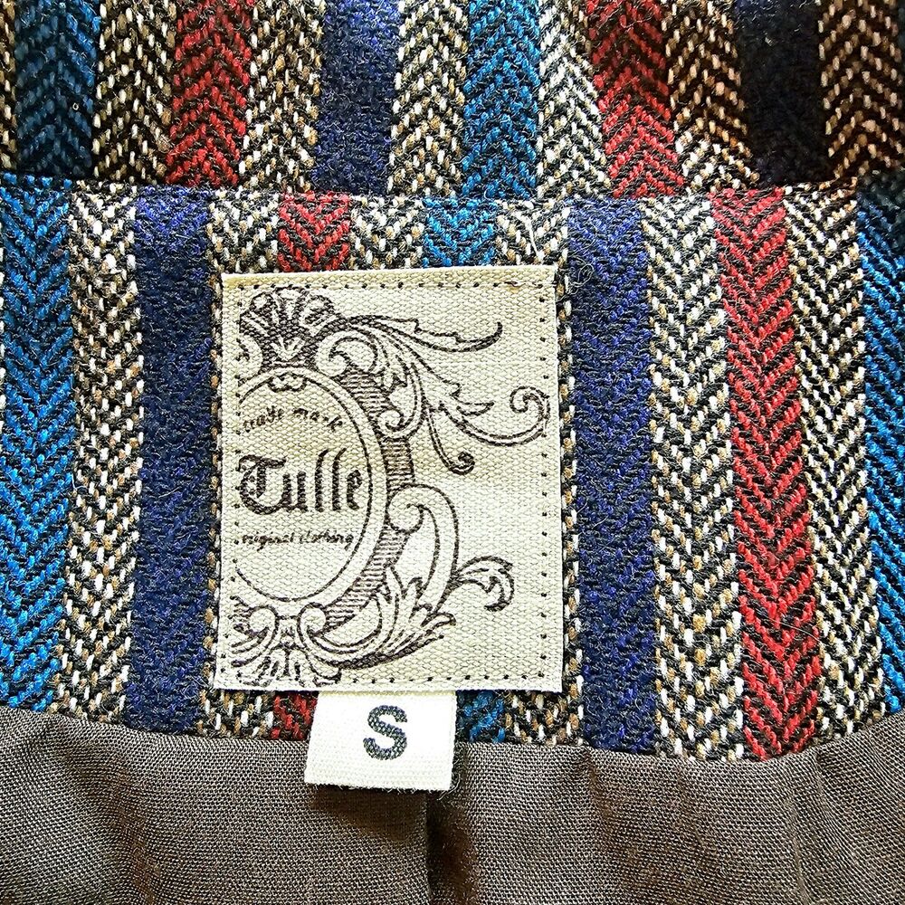 Tulle by Anthropology Tulle Striped Blazer/Jacket Size S - Picture 6 of 7